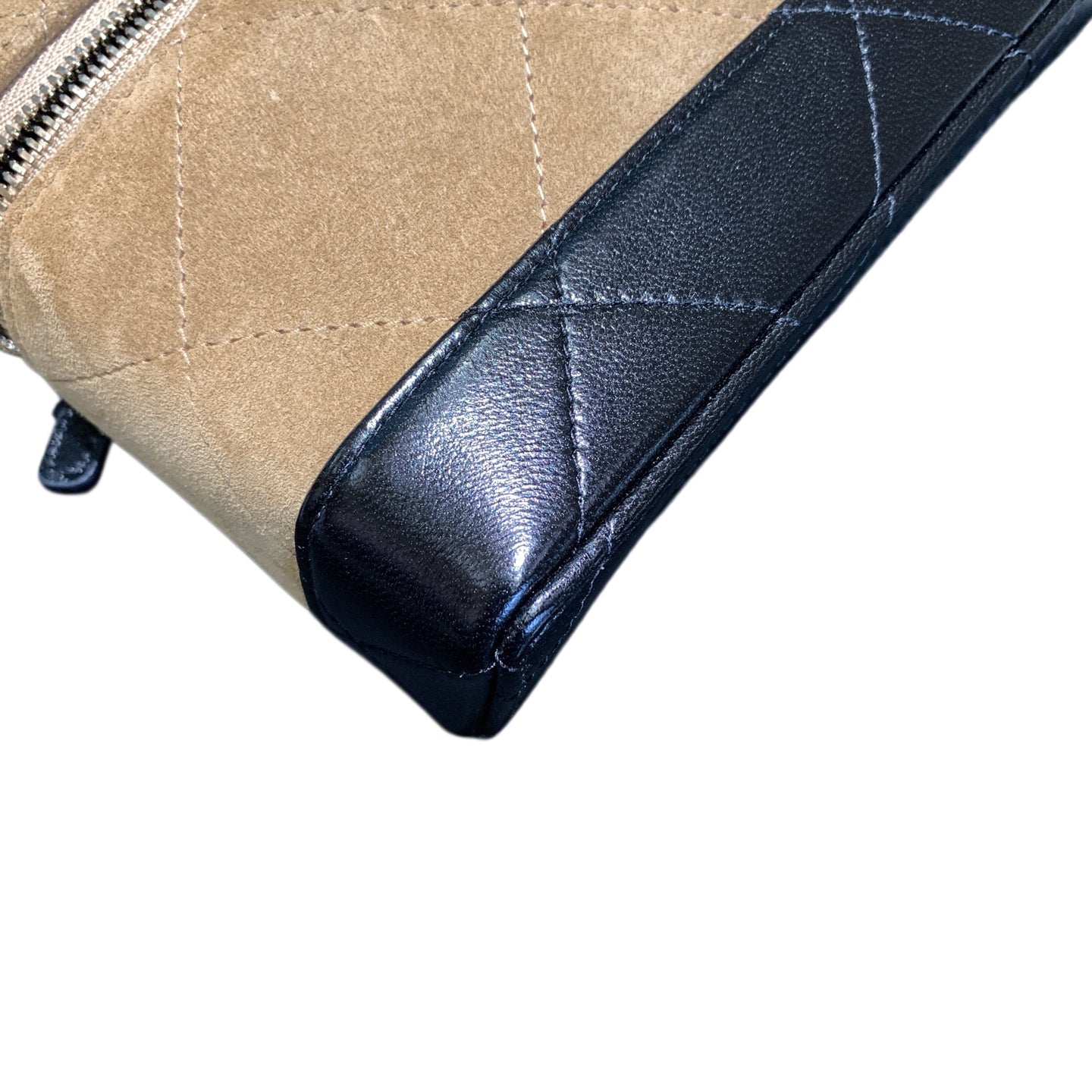 CHANEL Colorblock Suede LP Lunch Bag | Alcantara | Brand New