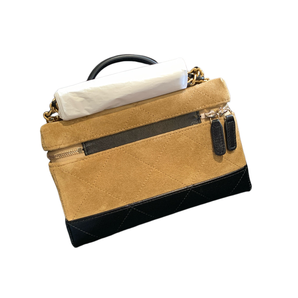 CHANEL Colorblock Suede LP Lunch Bag | Alcantara | Brand New