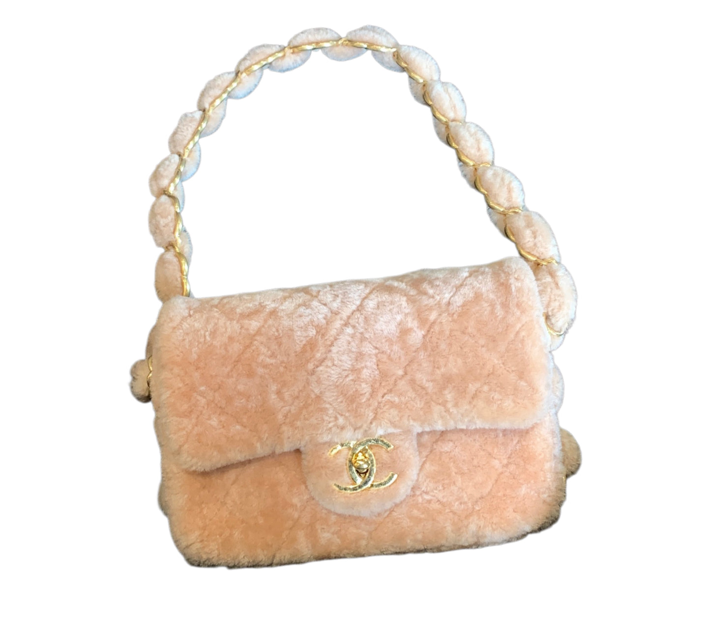 CHANEL Small Flap Bag | Shearling Lambskin | Gold Hardware