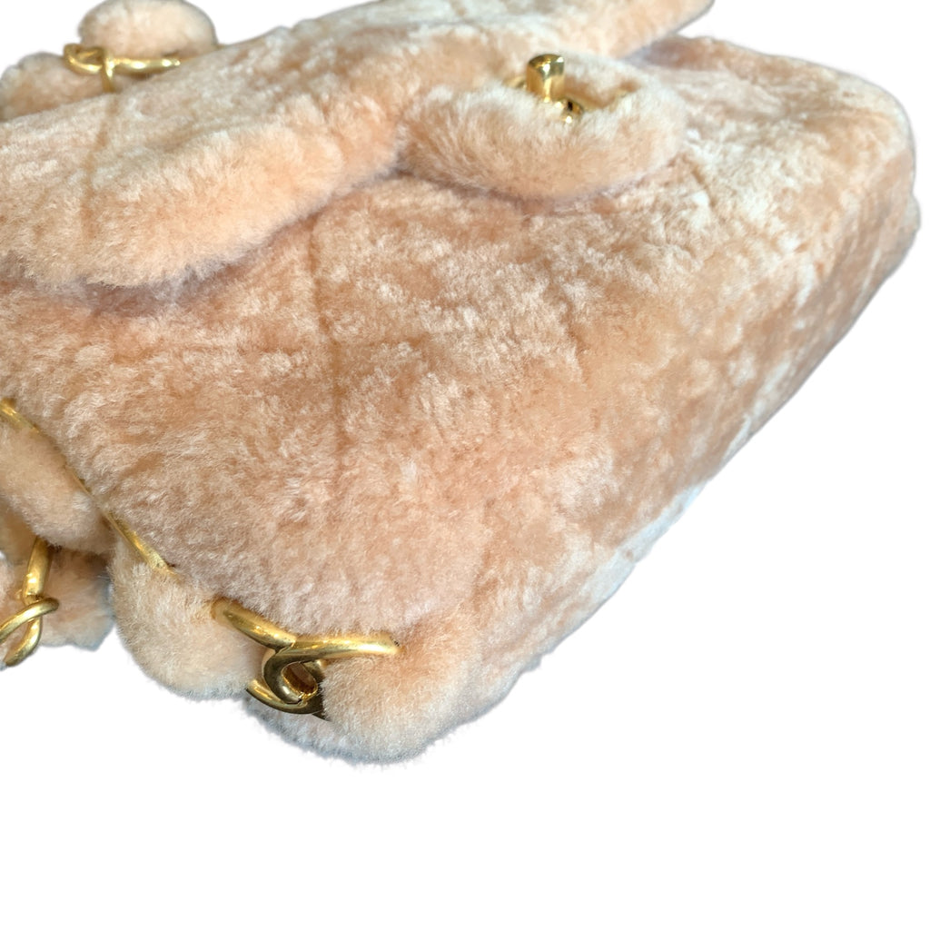 CHANEL Small Flap Bag | Shearling Lambskin | Gold Hardware