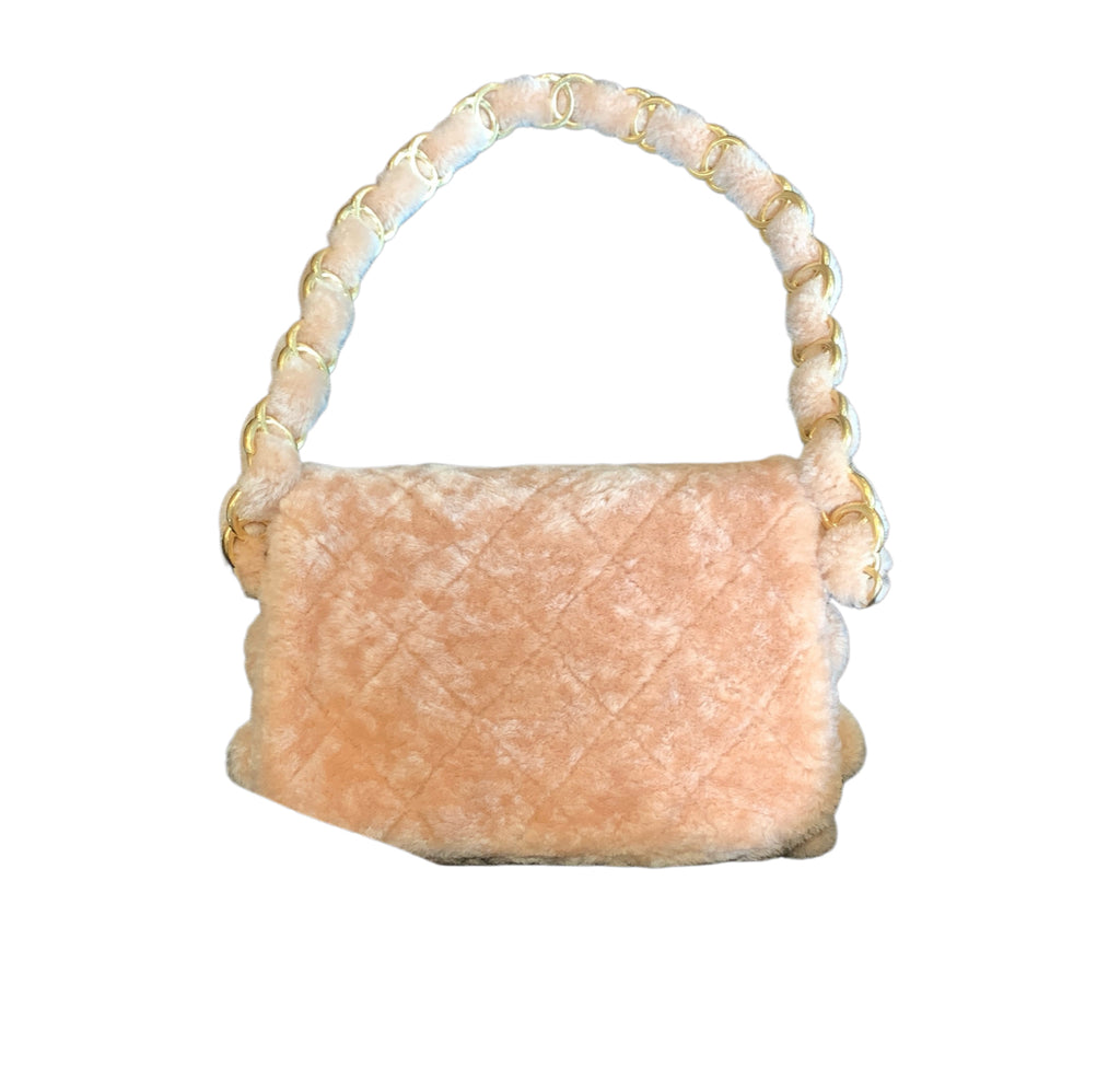 CHANEL Small Flap Bag | Shearling Lambskin | Gold Hardware