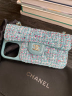 CHANEL iPhone 12 Pro Case | Gold Flake | Laser-Etched