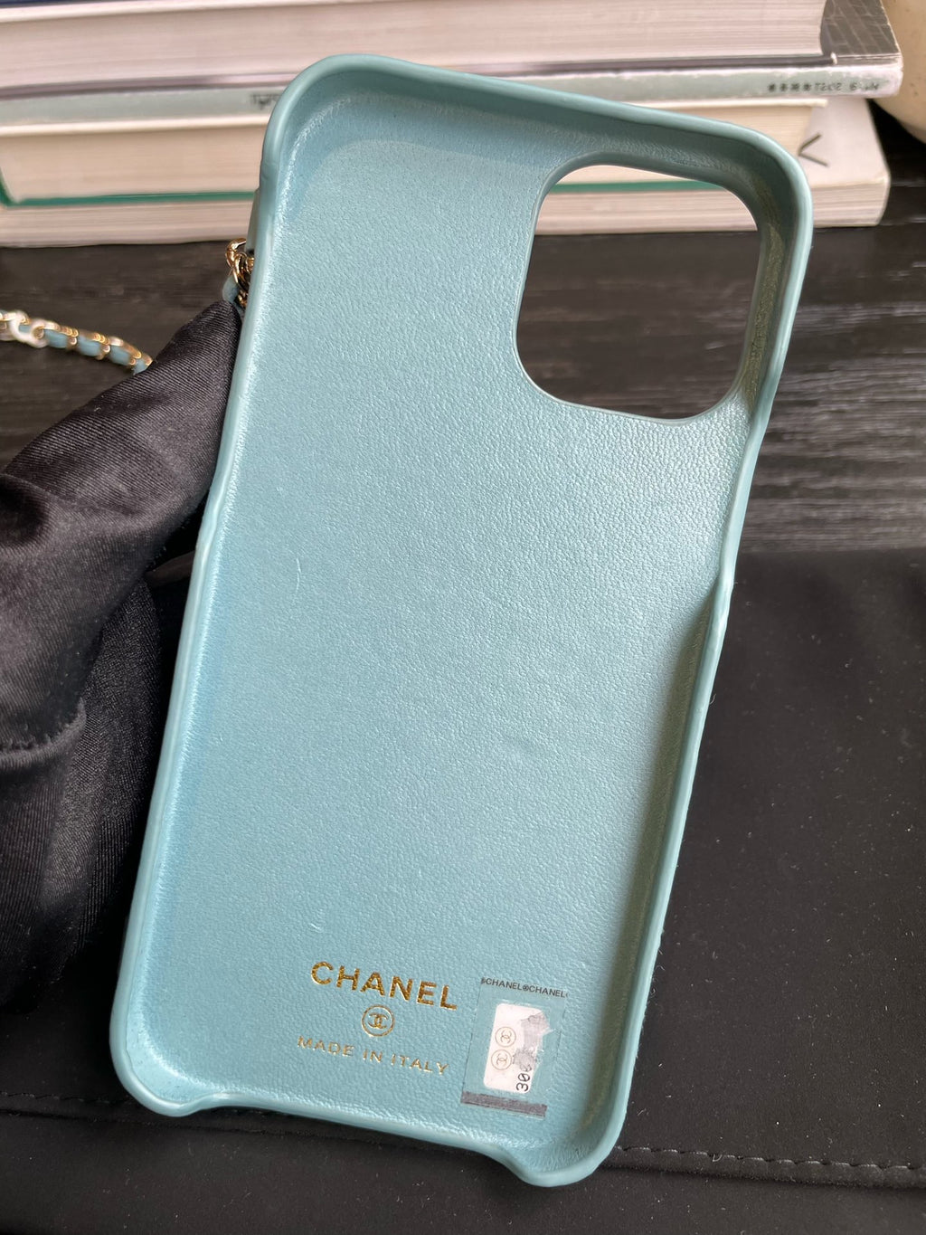 CHANEL iPhone 12 Pro Case | Gold Flake | Laser-Etched