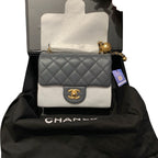 CHANEL 23K Gold Ball Chunky Bag | Dark Grey | Brand New