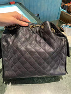 CHANEL 25 Medium Handbag | Grained Calfskin | Gold Hardware