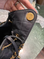 CHANEL 25 Medium Handbag | Grained Calfskin | Gold Hardware