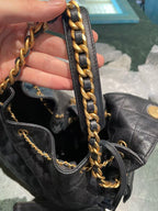 CHANEL 25 Medium Handbag | Grained Calfskin | Gold Hardware