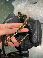 CHANEL 25 Medium Handbag | Grained Calfskin | Gold Hardware