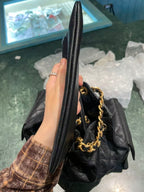 CHANEL 25 Medium Handbag | Grained Calfskin | Gold Hardware