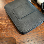 HERMÈS Constance Slim Wallet | Black Epsom | Silver Hardware