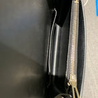 HERMÈS Constance Slim Wallet | Black Epsom | Silver Hardware