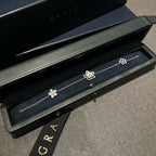 Graff Butterfly Bracelet White Gold Diamonds Silver Hardware