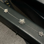 Graff Butterfly Bracelet White Gold Diamonds Silver Hardware