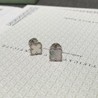 Van Cleef & Arpels Vintage Alhambra Earrings White Mother-of-Pearl 18K White Gold