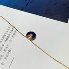 Cartier Amulette de Cartier Necklace Mini Lapis Lazuli Diamond Yellow Gold