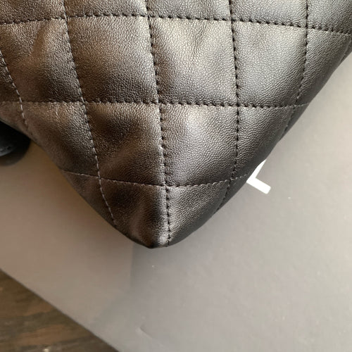 Chanel AP3728 Crossbody Bag Black Quilted Lambskin Gold Hardware