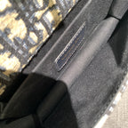 Dior 30 Montaigne Shoulder Bag Navy Blue Dior Oblique Canvas Gold Hardware