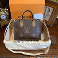 Louis Vuitton Onthego BB Tote Monogram Canvas Gold Hardware