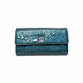 CHANEL Camellia Long Wallet | Royal Blue Caviar | Silver Hardware